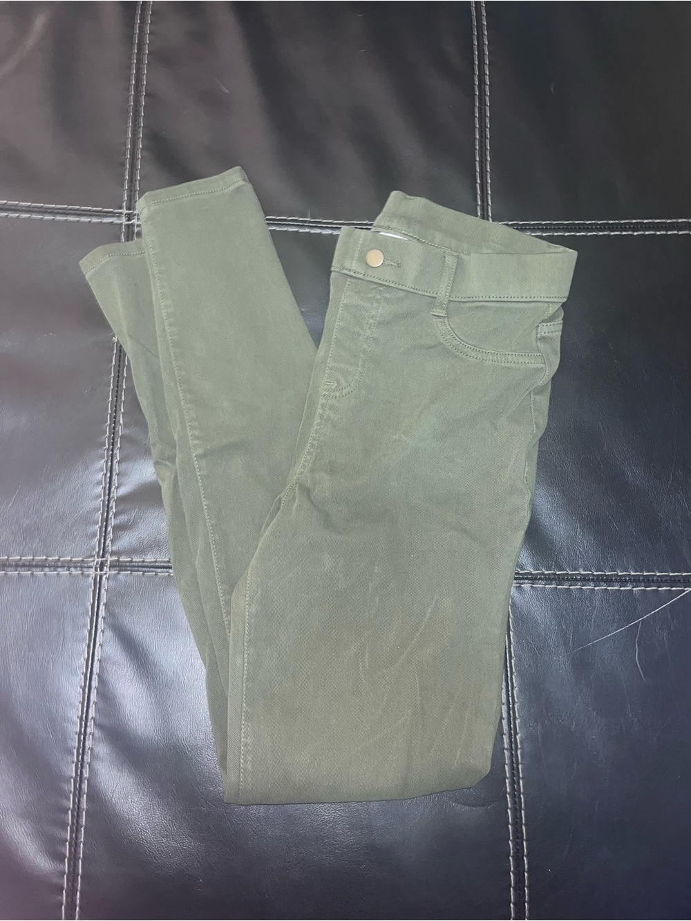 Time and Tru Olive Green Skinny Jeans